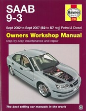 Haynes Handbuch: Saab 9-3 Bj. 2002-2007 Reparaturanleitung/Reparaturbuch/Wartung