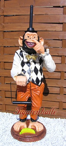 Affe schimpanse bad figur - wc,