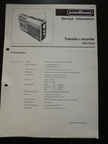 Original service manual - original,
