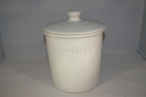 Liter rumtopf weiss matt - rumtopf, weiss-matt