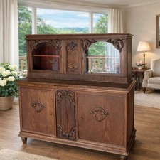 60er-Jahre Massivholzschrank -