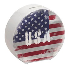 Spardose USA-Flagge im Used