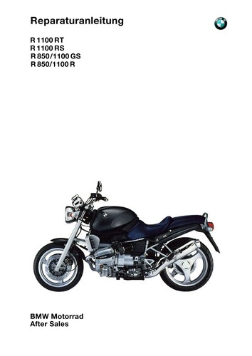 Bmw reparaturanleitung r1100 - reparaturanleitung,
