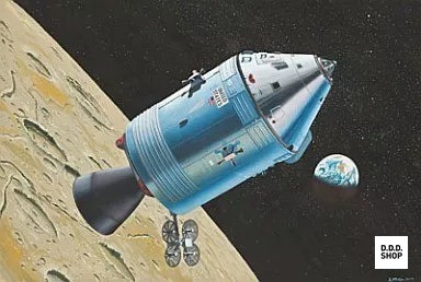 100 apollo kommandomodul - 1/100,