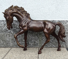 Große Pferdeskulptur/ Figur/