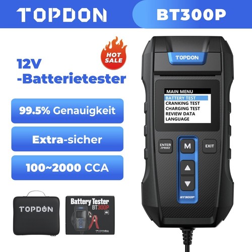 Topdon bt300p 12v 24v - topdon, 12v/24v