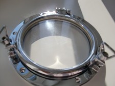 Fenster Bullauge rund Chrom