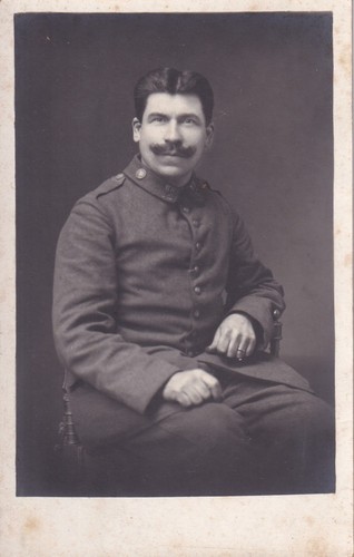 Postkarte soldat in - postkarte, wk