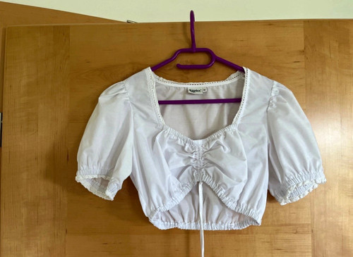 Distler dirndlbluse weiß - dirndlbluse,