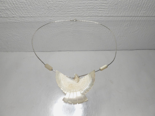 80er collier perlmutt - j.,