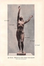 Zur Sonne - Arthur Lewin-Funcke - 1923 - Historischer Kunstdruck ~16x25cm