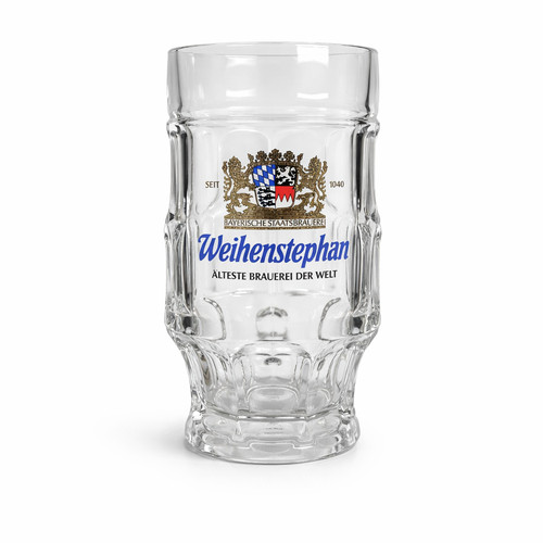 Weihenstephan bierkrug glas - weihenstephan,