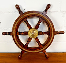 Steuerrad maritime Deko Holz