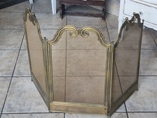 Vintage messing kamin schirm - kamin,