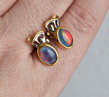 Ohrringe Ohrstecker Opal