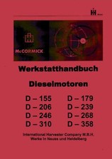 Werkstatthandbuch IHC Motor D-155 D-179 D-206 D-239 D-246 D-268 D-310 #