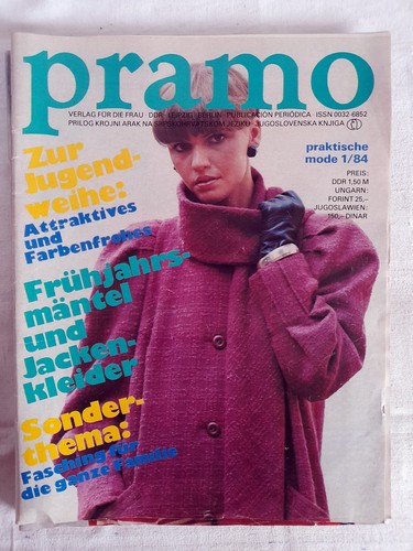 Ddr modezeitschriften pramo - ddr,