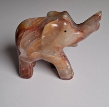 Steinfigur Elefant Jasper