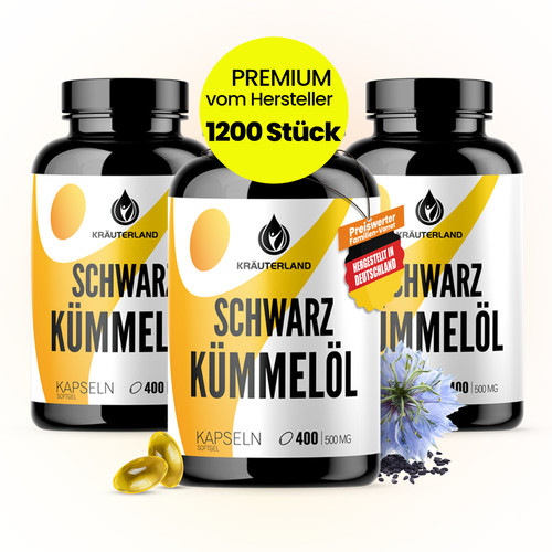 Schwarzkümmelöl 1200 kapseln - 1200,