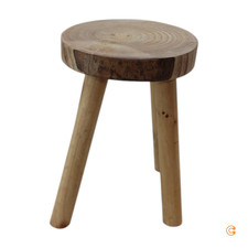 hjh LIVING RUSTIKO W Sitzhocker Hocker Holzhocker Sitz Schemel SIEHE TEXT/F905