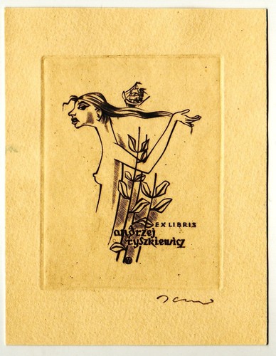 Wojciech jakubowski exlibris - wojciech,