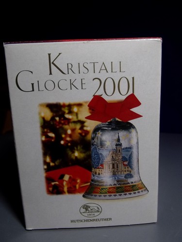 Glas kristall weihnachtsglocke - glas,