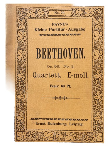 Beethoven streichquartett - beethoven, op