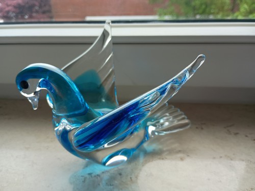 Muranoglass taube hoch x - muranoglass,