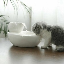Cat Ceramic Water Fountain Automatischer Trinkbrunnen elektrischer Wasserspender