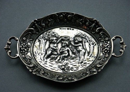 Nußschale 830er silber - nußschale,