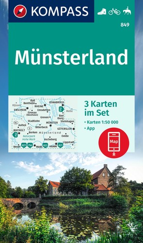 Kompass wanderkarte 849 - wanderkarte,