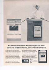 AEG Werbeanzeige Werbung AEG Elektroherd #4 NG