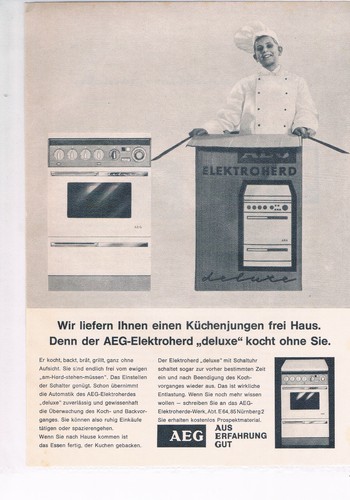 Aeg werbeanzeige werbung - aeg,
