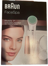 Braun FaceSpa 851v Gesichtsepilierer - weiß/bronze