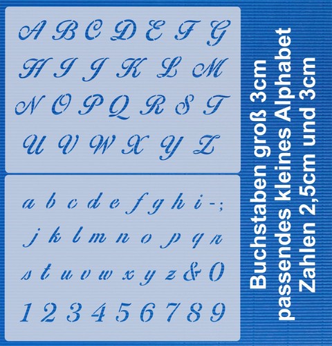 Schablone set 27 - schablone, nr.27