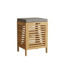 Wäschekorb aus Bambus mit