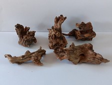 5 x kleine Wurzeln für Aquarium - Holz Wurzel Nano Miniatur Natürliche Deko 