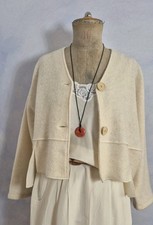 Hopsack Wolljacke onesize bis