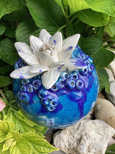 Kugel mit blüte groß - ,