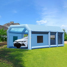 Aufblasbare Lackierkabine