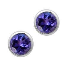 Tansanit Ohrstecker 925er