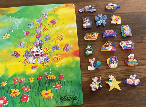 Vintage diddl magnettafel mit - vintage,