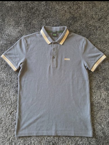 Boss poloshirt grau anthrazit - boss,