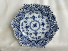 Schöner Royal Copenhagen Musselmalet Vollspitze Korb-Teller