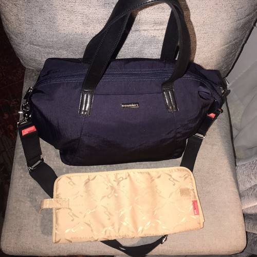 Wickeltasche dunkelblau