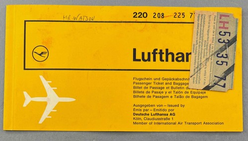 Lufthansa vintage used - used, airline