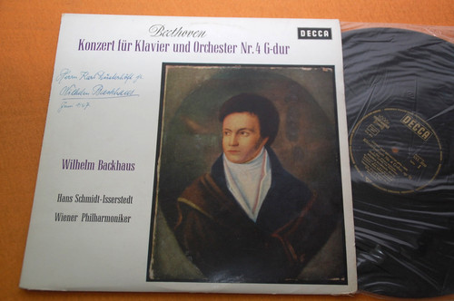 Signed backhaus beethoven - by,