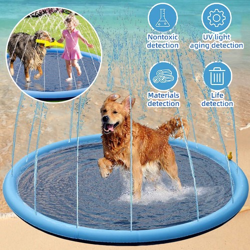 Hundepool sprinkler splash pad - hundepool,