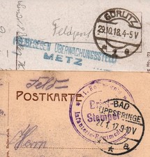 2 alte Ansichtskarten