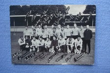 BVB BORUSSIA DORTMUND "MANNSCHAFTSKARTE" 60er JAHRE  "SCHWARZ/WEISS"